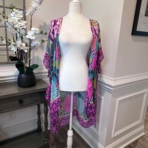 Boutique Floral Lightweight Kimono One Size Fits Most